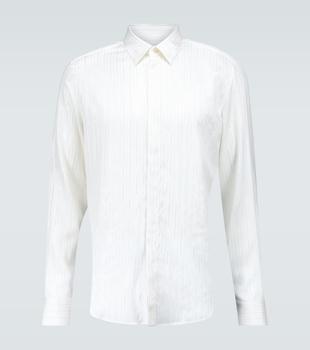 Lanvin | 细条纹真丝长袖衬衫商品图片,6折