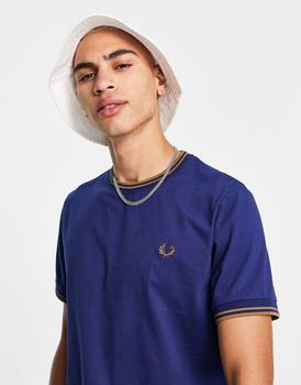 Fred Perry | Fred Perry twin tipped t-shirt in navy商品图片,