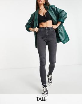 冬装topshop jamie, Topshop | Topshop Tall Jamie jean in washed black商品图片 