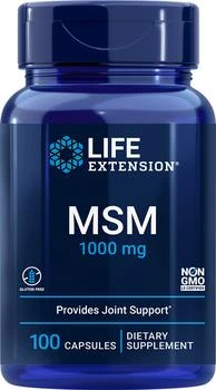 Life Extension | Life Extension MSM - 1000 mg (100 Capsules),商家Life Extension,价格¥43