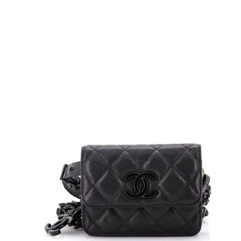 [二手商品] Chanel | My Everything Flap Card Holder Belt Bag Quilted Caviar,商家Premium Outlets,价格¥18426