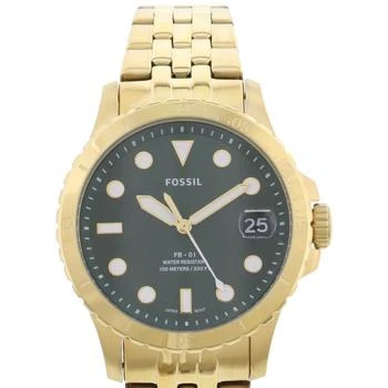 推荐ES4746 Elegant Japanese Movement Fashionable Three-Hand Date Gold-Tone Stainless Steel Watch商品