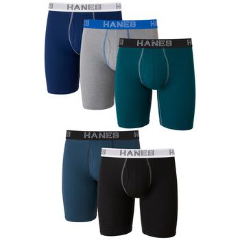 推荐Men's 5-Pk. Ultimate® Stretch Longer Leg Boxer Briefs商品