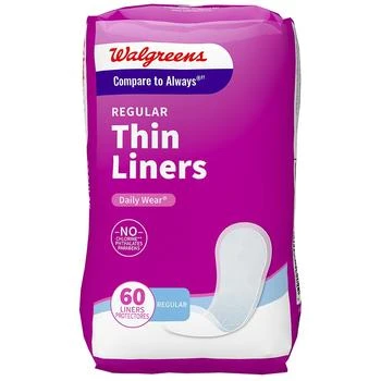 Walgreens | Regular Thin Liners Unscented,商家Walgreens,价格¥26