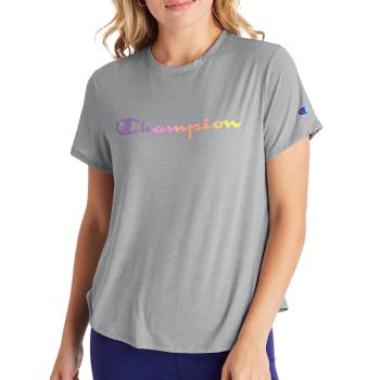 推荐Champion 女士灰色圆领 T恤 W5682G-550770-021商品