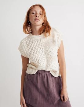 Madewell, Madewell | Patchwork Sweater Vest商品图片 额外7折, 额外七折