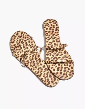 推荐Gemma Leather Sandals in Leopard Print商品