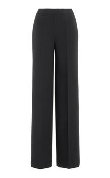 推荐Oscar de la Renta - Women's Wool-Blend Wide-Leg Pants - Black - Moda Operandi商品