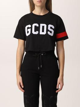 推荐Gcds cropped T-shirt with logo print商品