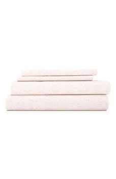 HOMESPUN | HOME SPUN Premium Ultra Soft Classic in Pink Pattern 4-Piece Bed Sheets Set,商家Nordstrom Rack,价格¥283