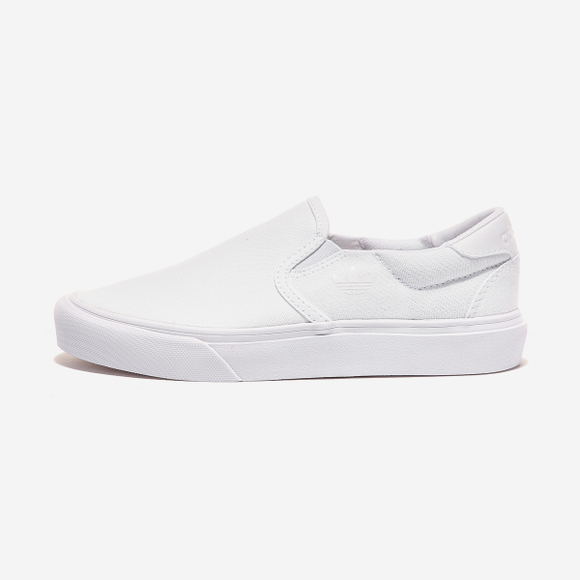 阿迪达斯女鞋高帮鞋, Adidas | 【韩国直邮|包邮包税】阿迪达斯COURT RALLYE SLIP  运动鞋 一脚蹬 懒人鞋  FY4550 FTWWHT/FTWWHT/CBLACK商品图片 4.3折×额外9折, 包邮包税, 额外九折