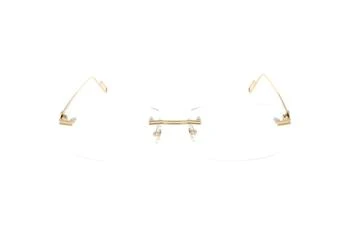 Cartier | Cartier Rectangle Rimless Glasses 7.6折