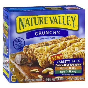 Nature Valley | Crunchy Granola Bars Oats 'n Dark Chocolate,商家Walgreens,价格¥32