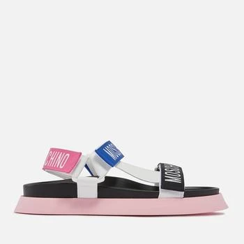 推荐Moshino Women’s Logo-Jacquard Webbing Sandals商品