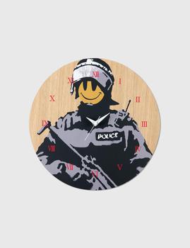 迈迪蔻, Medicom | Wall Clock Riot Cop Made By Karimoku商品图片 