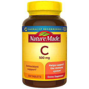 商品Nature Made | Vitamin C 500 mg Tablets,商家Walgreens,价格¥158图片