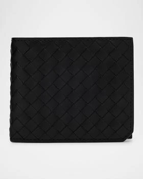 Bottega Veneta | Men's Intrecciato Piccolo Bifold Wallet With Coin Purse,商家Neiman Marcus,价格¥5307