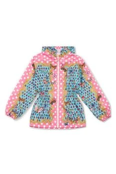 Versace | Versace Kids Butterflies-Printed Zipped Hooded Jacket,商家Cettire,价格¥1754