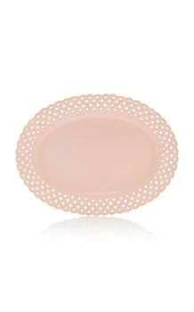 MoDA | Moda Domus - Hopenwork Creamware Serving Tray - Pink - Moda Operandi,商家Fashion US,价格¥1765