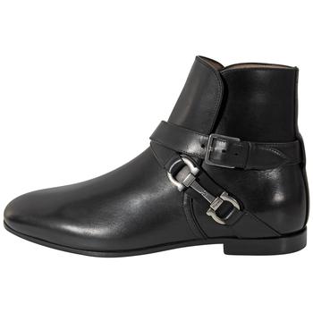 推荐Men's Black Twist Leather Boots商品