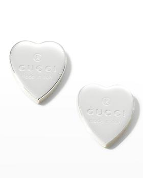 推荐Engraved Heart Trademark Earrings商品
