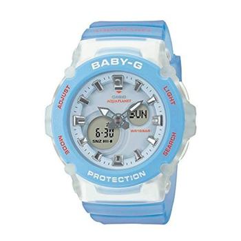 卡西欧剑鱼石英表, Casio | 日本直购CASIO卡西欧Baby-G女士蓝白电子手表BGA-270AQ-2AJR商品图片 额外8.2折x额外9折, 额外八二折, 额外九折