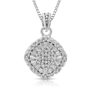 Vir Jewels | 1/10 cttw Diamond Pendant Necklace .925 Sterling Silver with 18 Inch Chain,商家Premium Outlets,价格¥504