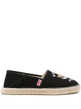 Kenzo | Kenzo Lucky Tiger Canvas Espadrilles,商家Baltini,价格¥1326