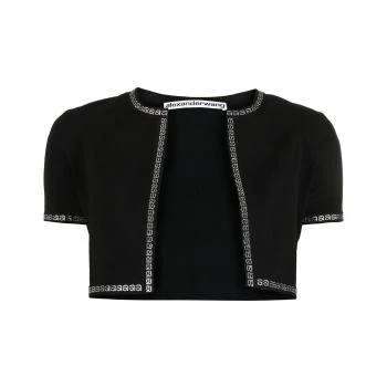 Alexander Wang | ALEXANDER WANG 黑色女士T恤 1KC2233008-001,商家Beyond Italylux,价格¥1761