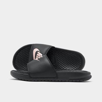 商品NIKE | 女士 Nike Benassi JDI Swoosh Slide Sandals,商家Finish Line,价格¥144图片