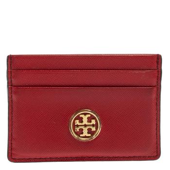 tory burch robinson, [二手商品] Tory Burch | Tory Burch Red Leather Robinson Card Holder商品图片 6.1折