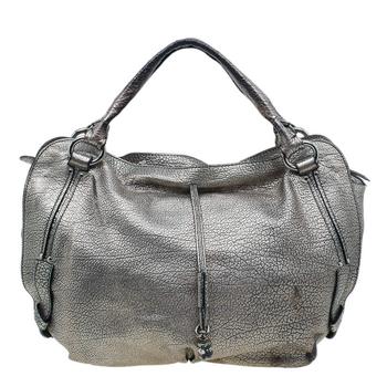 celine tote, [二手商品] Celine | Celine Metallic Silver Leather Large Bittersweet Hobo商品图片 3.5折, 满1件减$100, 满减