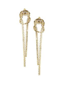 商品ROSANTICA | Clara Goldtone & Crystal Earrings,商家Saks Fifth Avenue,价格¥2331图片