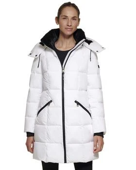 DKNY | Box Quilt Jacket With Fur Trim,商家DKNY,价格¥2240