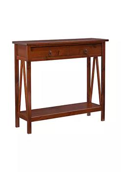 商品Linon Furniture | Westerly Console Tobacco Brown,商家Belk,价格¥1619图片