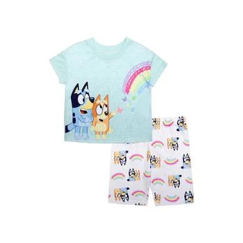 Bluey | Little Girls 2PC Biker Shorts Pajama Set,商家Macy's,价格¥268