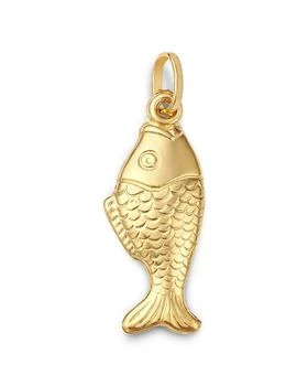 Bloomingdale's Fine Collection | Fish Pendant in 14K Yellow Gold,商家Bloomingdale's,价格¥3123