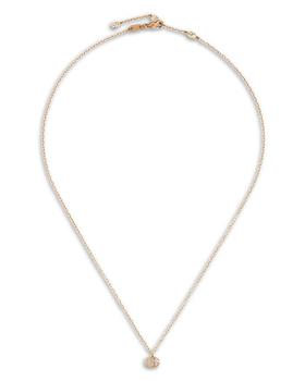 商品Gucci | 18K Rose Gold Running Double G Logo Pendant Necklace, 14.9-16.5",商家Bloomingdale's,价格¥8286图片