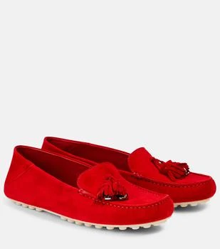 推荐Dot Sole suede loafers商品