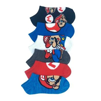 Mario Bros. | Boys Super Mario No Show Socks, Pair of 6,商家Macy's,价格¥63
