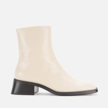 推荐Vagabond Women's Blanca Leather Ankle Boots - Off White商品