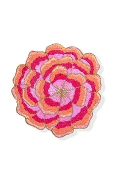 Tiramisu | The "Peony Sunset" Beaded Charger,商家Premium Outlets,价格¥352