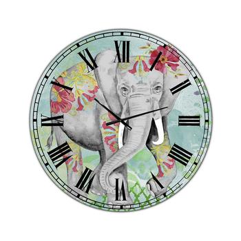 商品Designart | Safari Dancer Large Cottage Wall Clock - 36 x 36,商家Macy's,价格¥1439图片