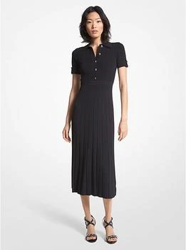 Michael Kors | Ribbed Stretch Knit Polo Dress 2折