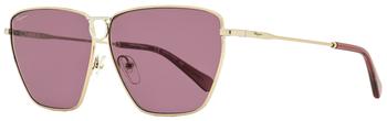 更多菲拉格慕墨镜, Salvatore Ferragamo | Salvatore Ferragamo Women's Rectangular Sunglasses SF240S 688 Rose Gold 63mm商品图片 2折