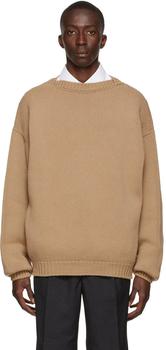 essentials毛衣, Fear of god | Beige Knit Overlapped Sweater商品图片 