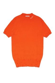 Marni | Marni Kids Distressed Short-Sleeved Dress 7.6�折