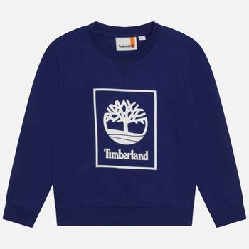 推荐Timberland Kids’ Fleece-Back Cotton-Blend Jersey Jumper商品