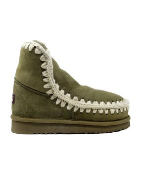 推荐Mou Eskimo 18 Green Suede Ankle Boots商品