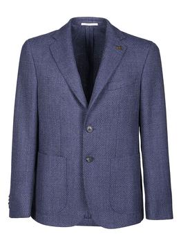 PAL ZILERI, PAL ZILERI | Pal Zileri Men's Blue Wool Blazer商品图片 